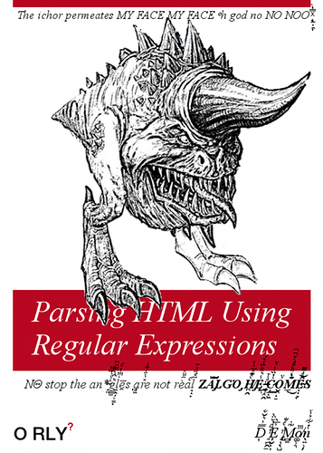 Parsing HTML using RegEx